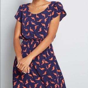 ModCloth Dino My Gosh dress in dinosaurs!